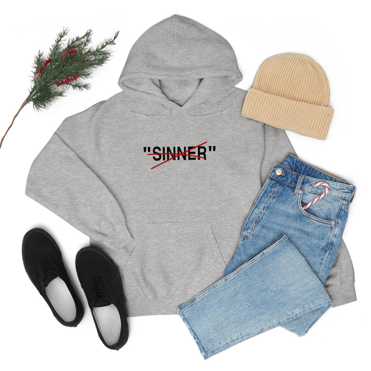 Gospel Affiliated Sinner Unisex Heavy Blend™ Hooded Sweatshirt