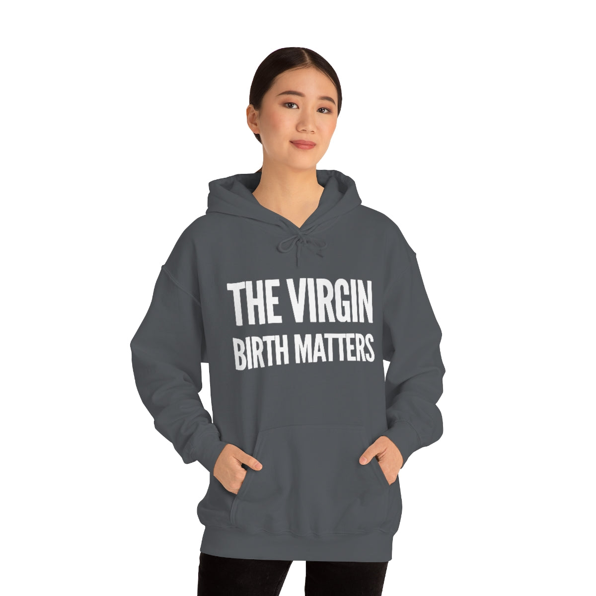 Gospel Affiliated The Virgin Birth Matters Unisex Heavy Blend™ Hooded Sweatshirt