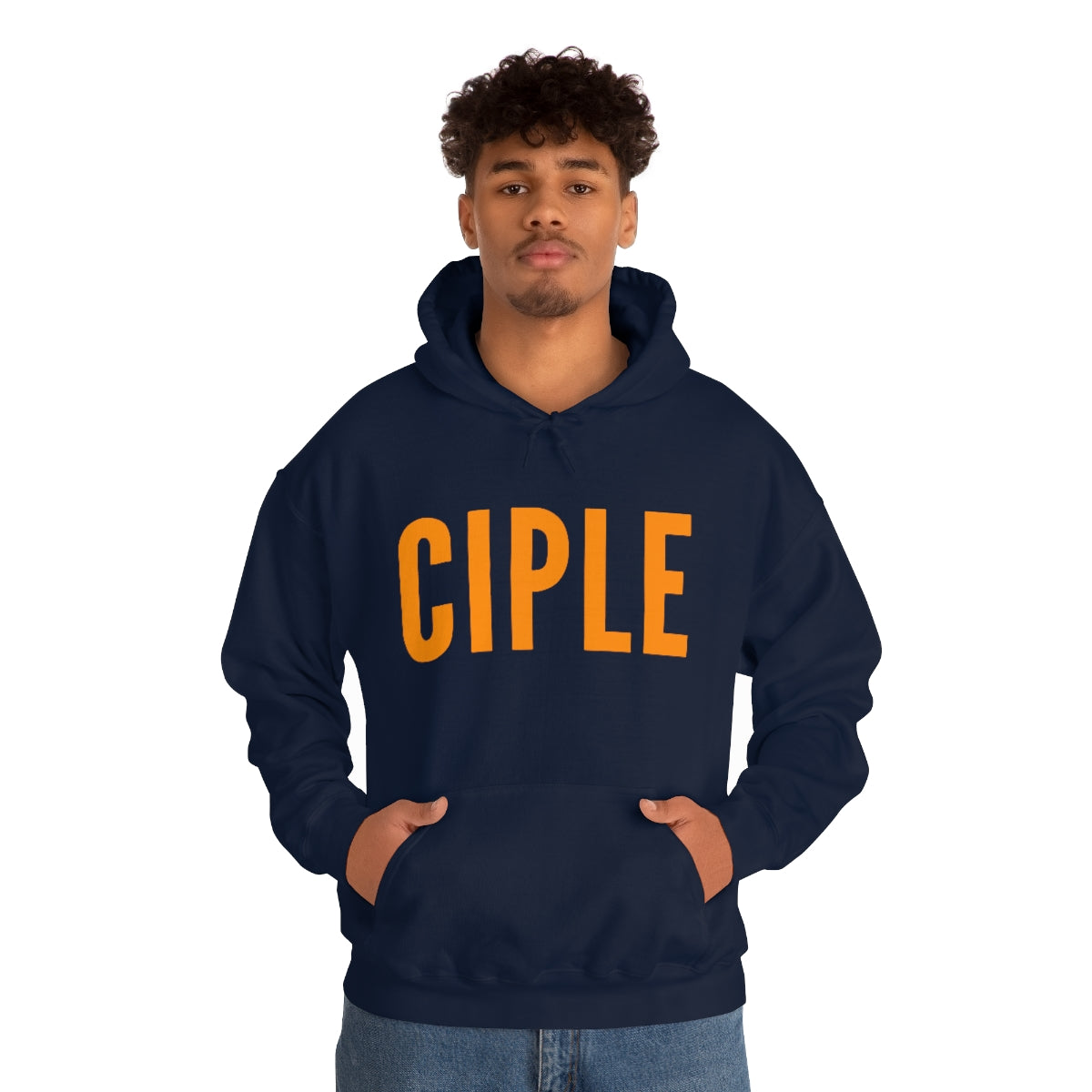 Gospel Affiliated Ciple Orange Print Unisex Heavy Blend™ Hooded Sweatshirt