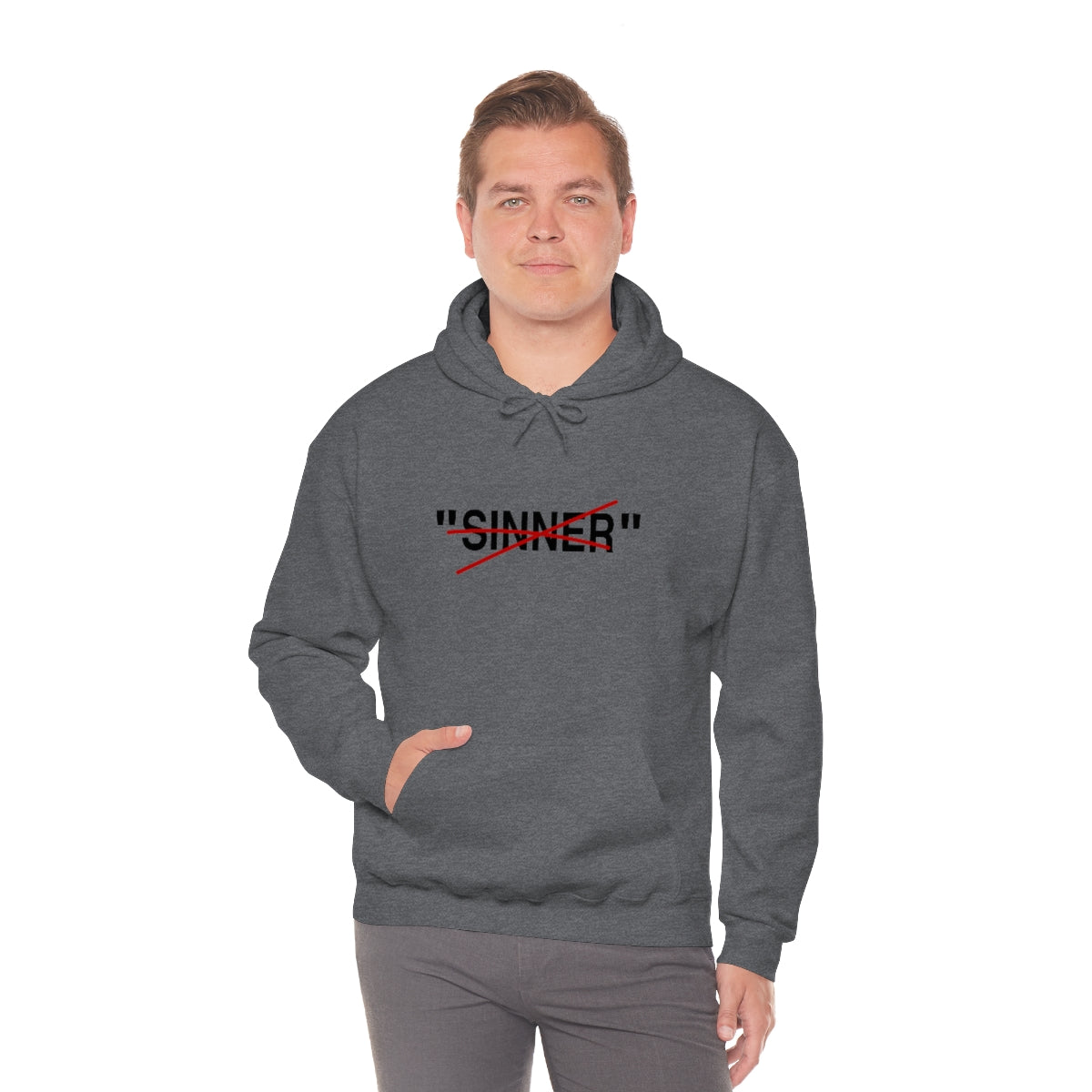 Gospel Affiliated Sinner Unisex Heavy Blend™ Hooded Sweatshirt