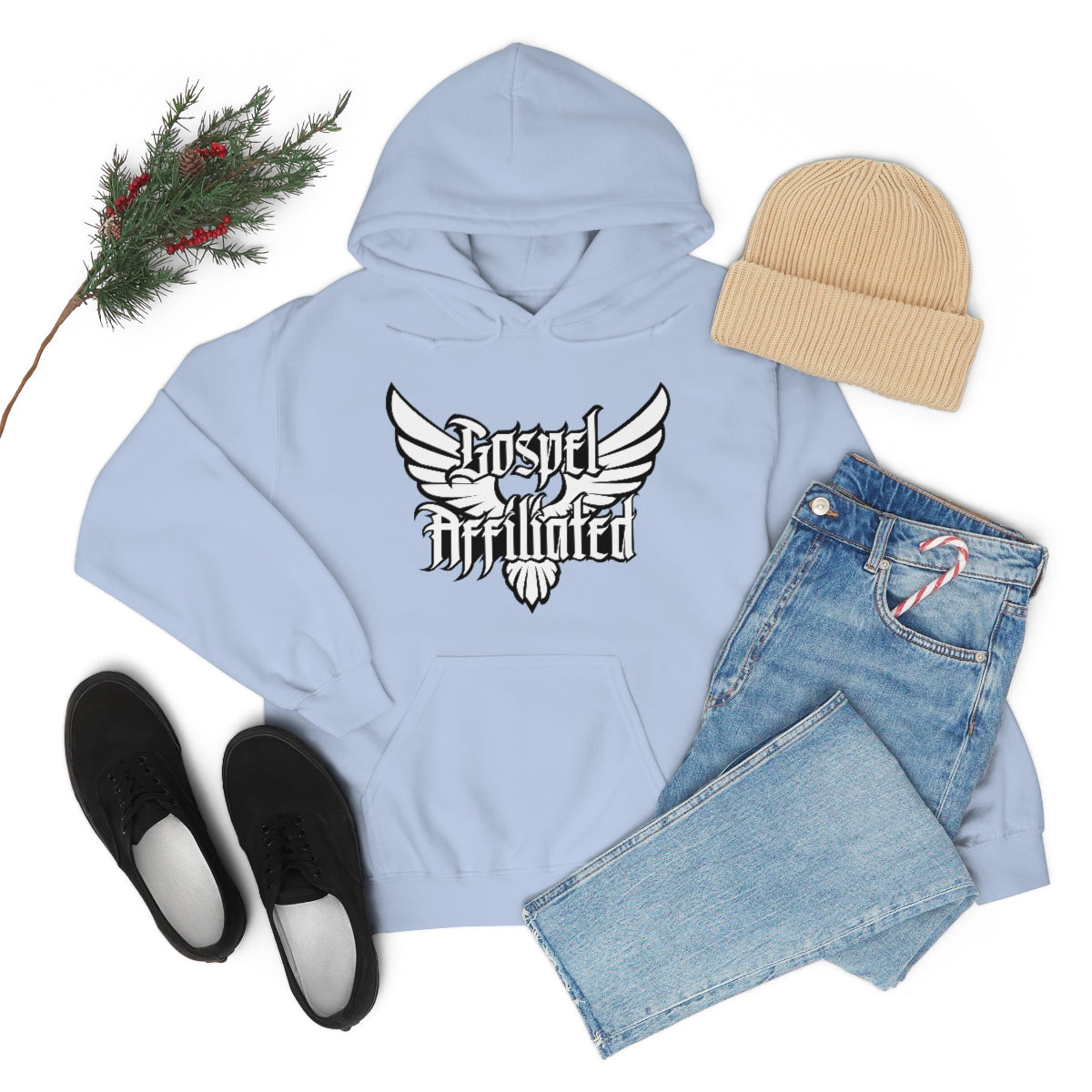 Gospel Affiliated GA Wings Unisex Heavy Blend™ Hooded Sweatshirt