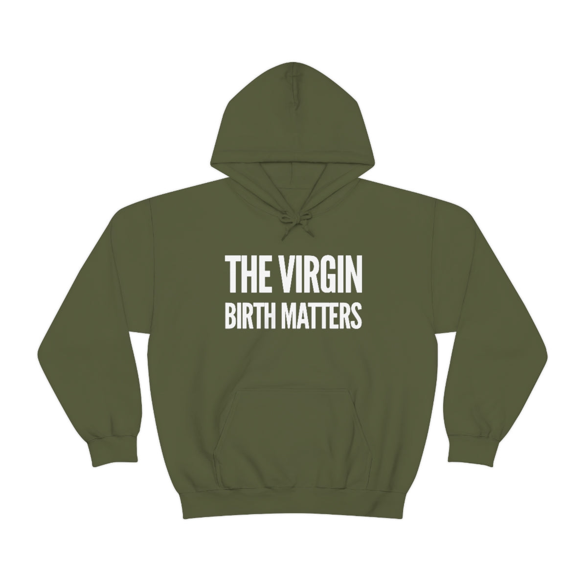 Gospel Affiliated The Virgin Birth Matters Unisex Heavy Blend™ Hooded Sweatshirt