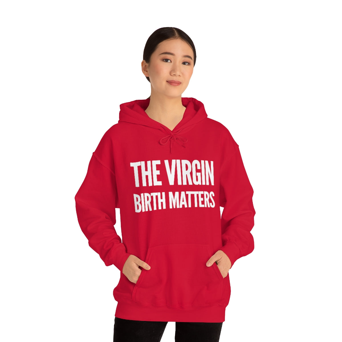 Gospel Affiliated The Virgin Birth Matters Unisex Heavy Blend™ Hooded Sweatshirt