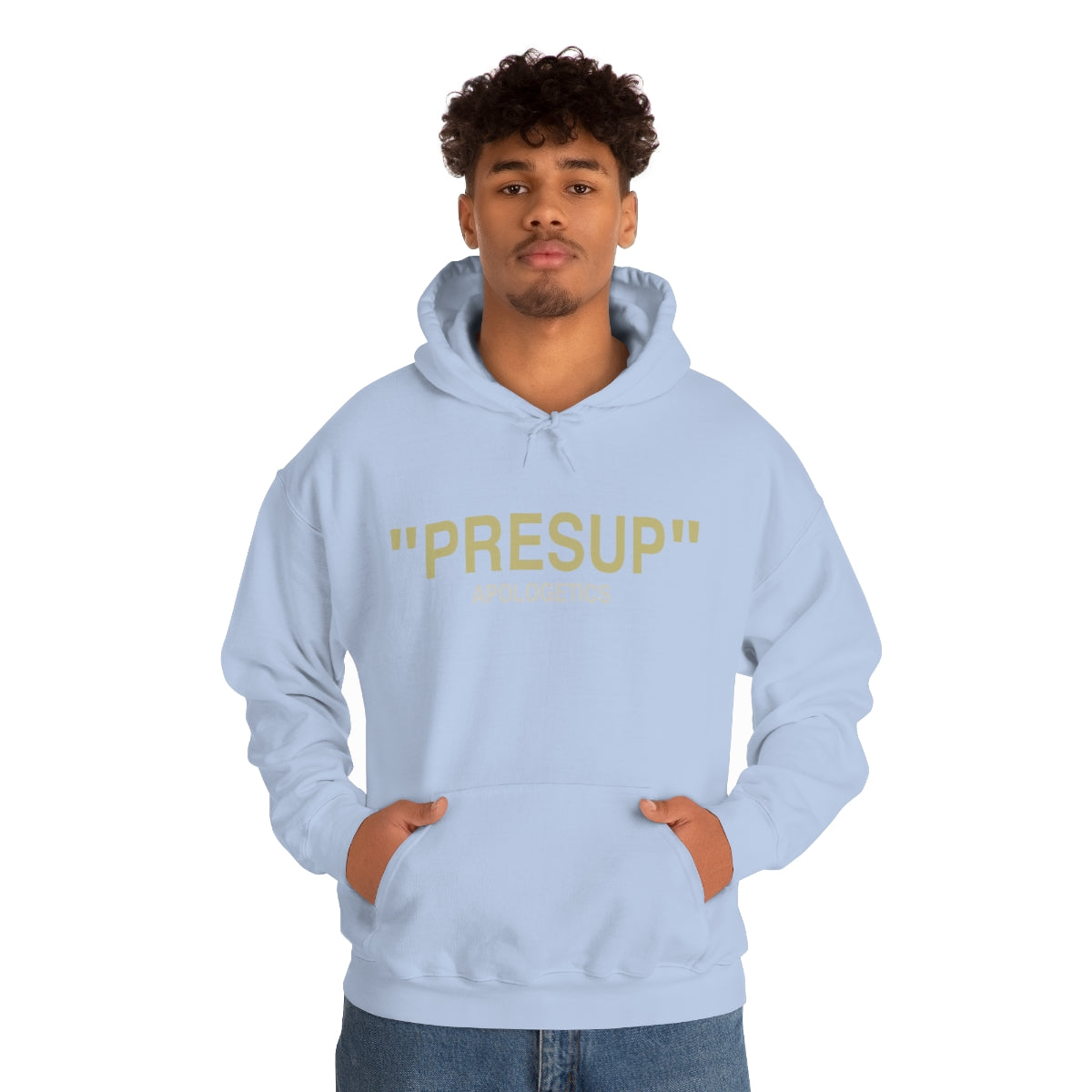 Gospel Affiliated Presup Tan Print Unisex Heavy Blend™ Hooded Sweatshirt