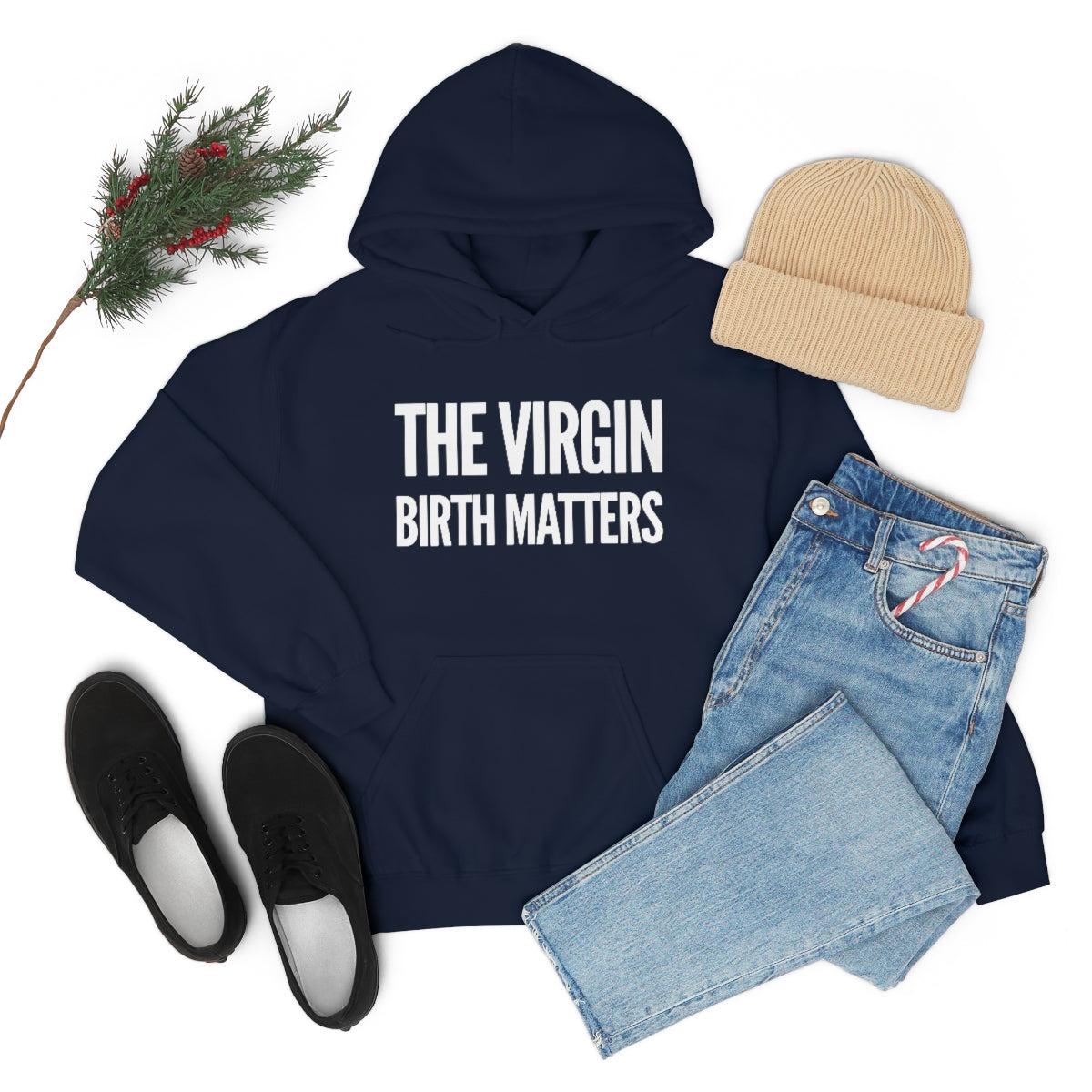 Gospel Affiliated The Virgin Birth Matters Unisex Heavy Blend™ Hooded Sweatshirt