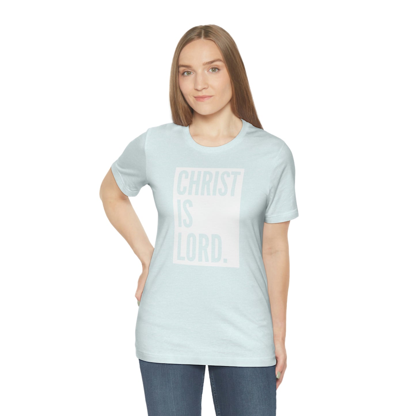 Gospel Affiliated Christ Is Lord Unisex Jersey Short Sleeve Tee