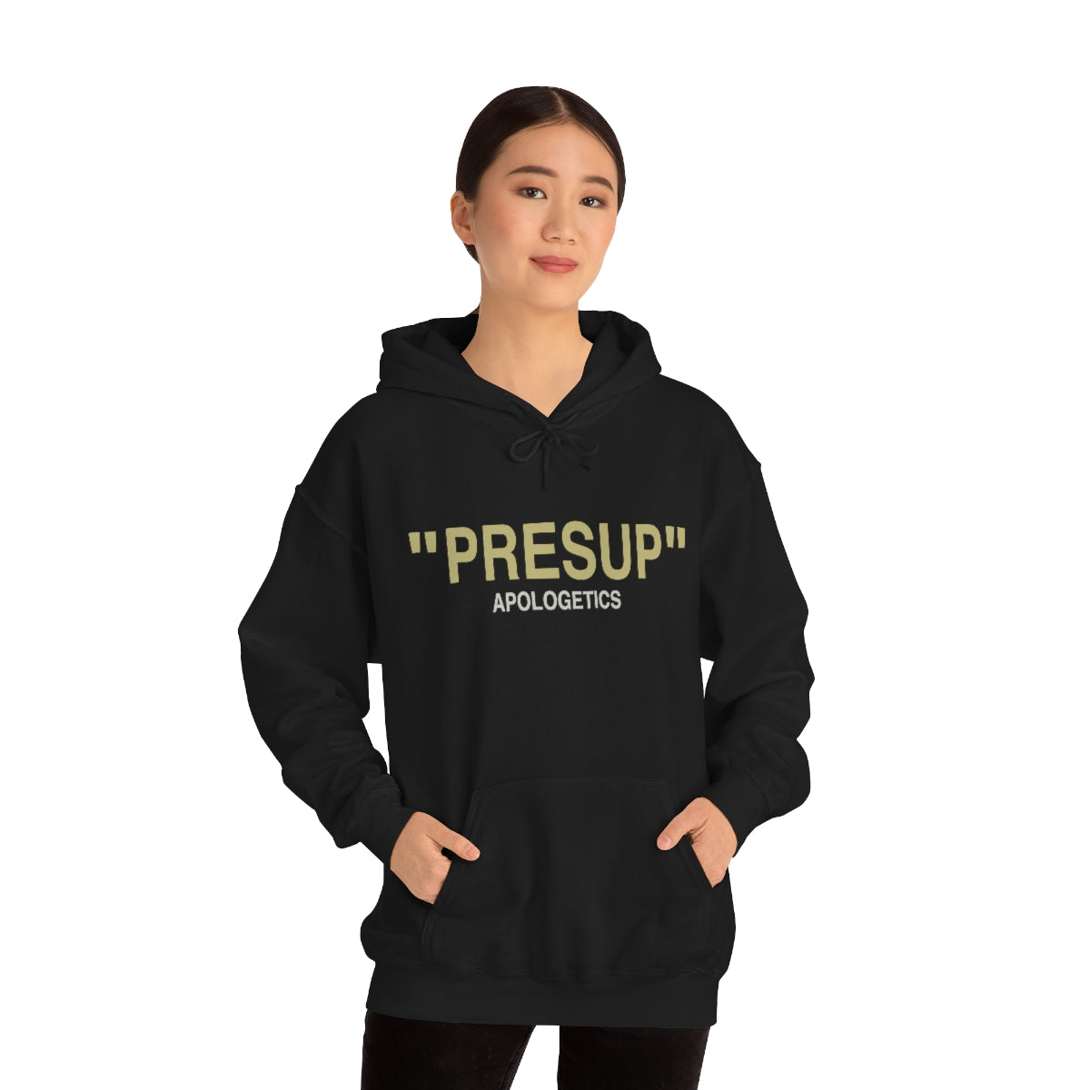 Gospel Affiliated Presup Tan Print Unisex Heavy Blend™ Hooded Sweatshirt