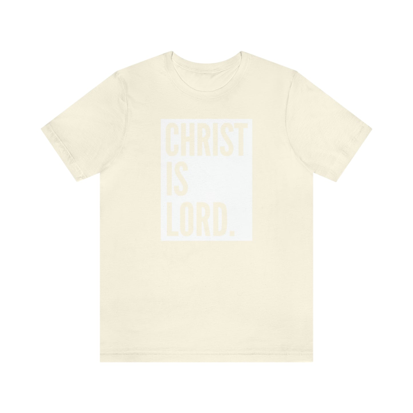 Gospel Affiliated Christ Is Lord Unisex Jersey Short Sleeve Tee