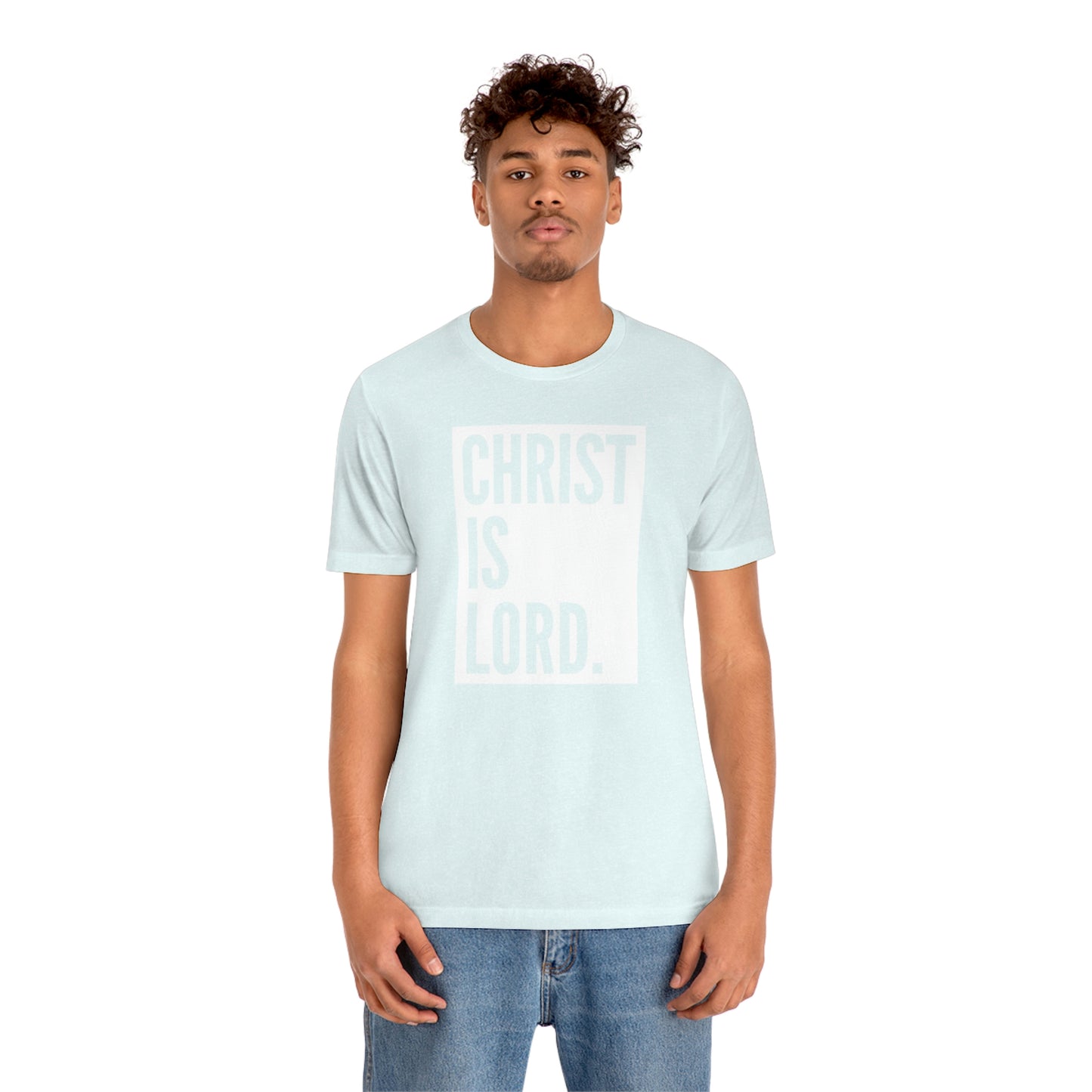 Gospel Affiliated Christ Is Lord Unisex Jersey Short Sleeve Tee