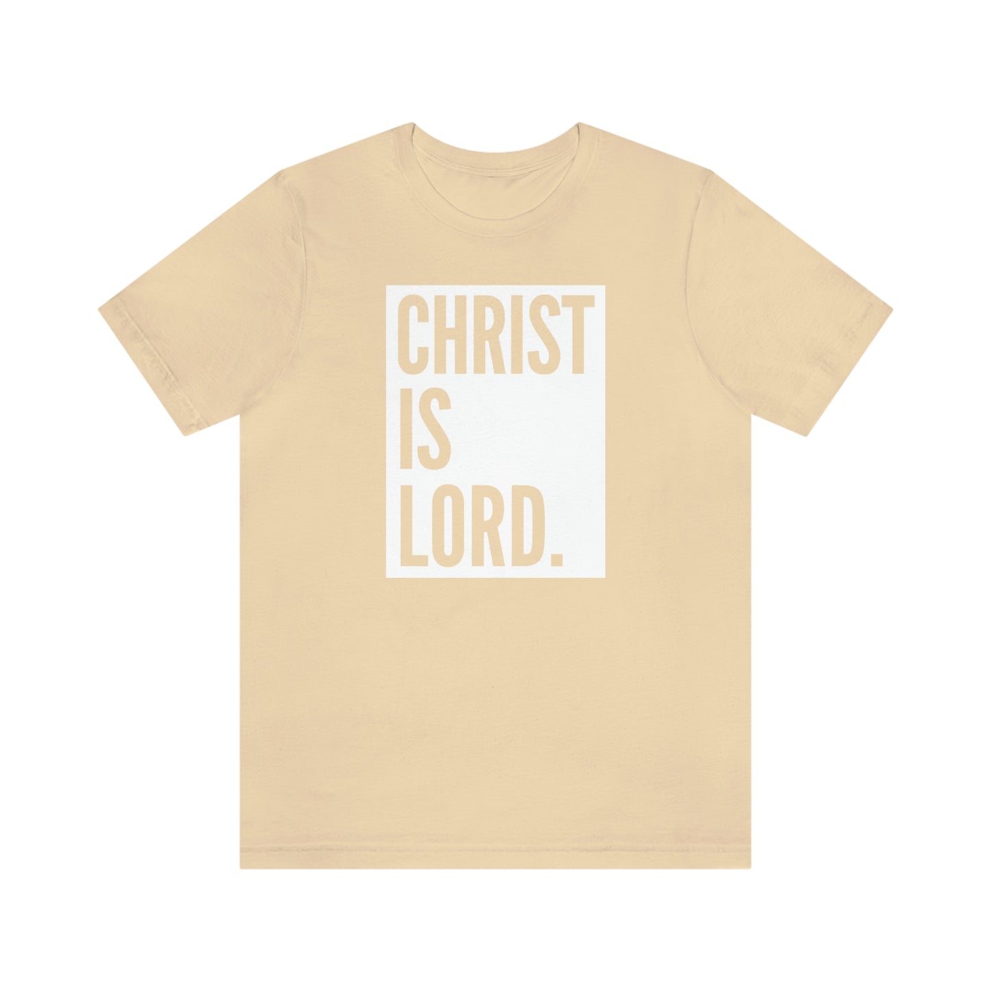 Gospel Affiliated Christ Is Lord Unisex Jersey Short Sleeve Tee