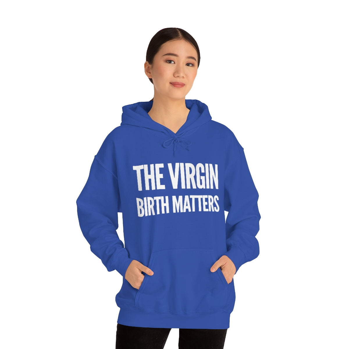 Gospel Affiliated The Virgin Birth Matters Unisex Heavy Blend™ Hooded Sweatshirt