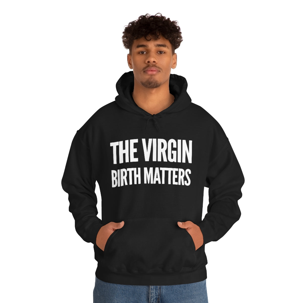 Gospel Affiliated The Virgin Birth Matters Unisex Heavy Blend™ Hooded Sweatshirt