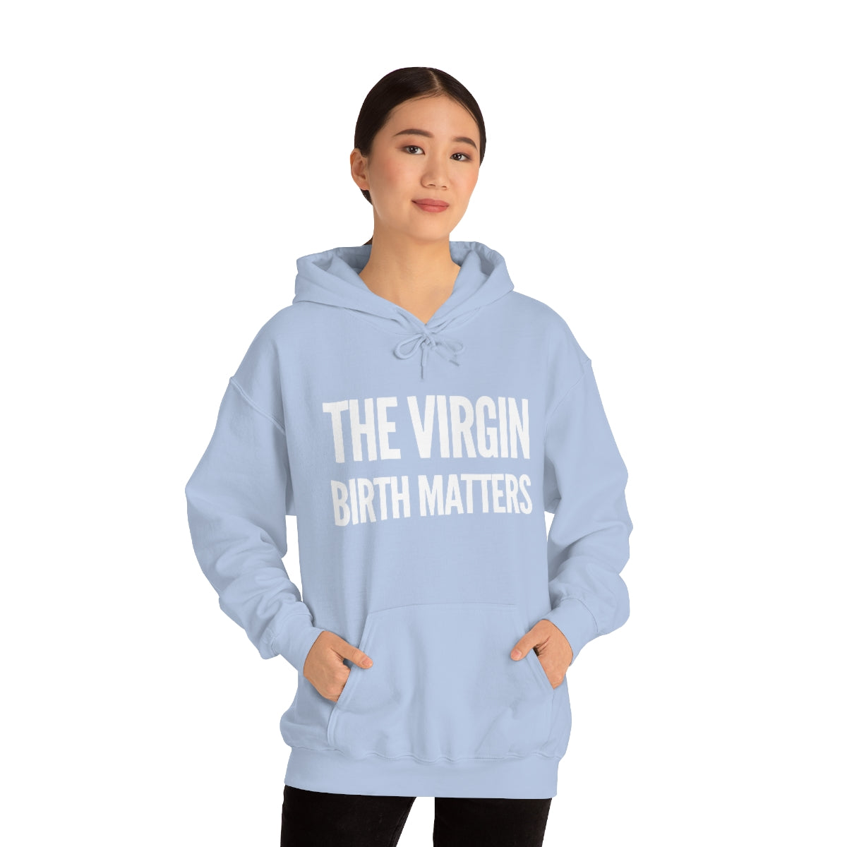 Gospel Affiliated The Virgin Birth Matters Unisex Heavy Blend™ Hooded Sweatshirt