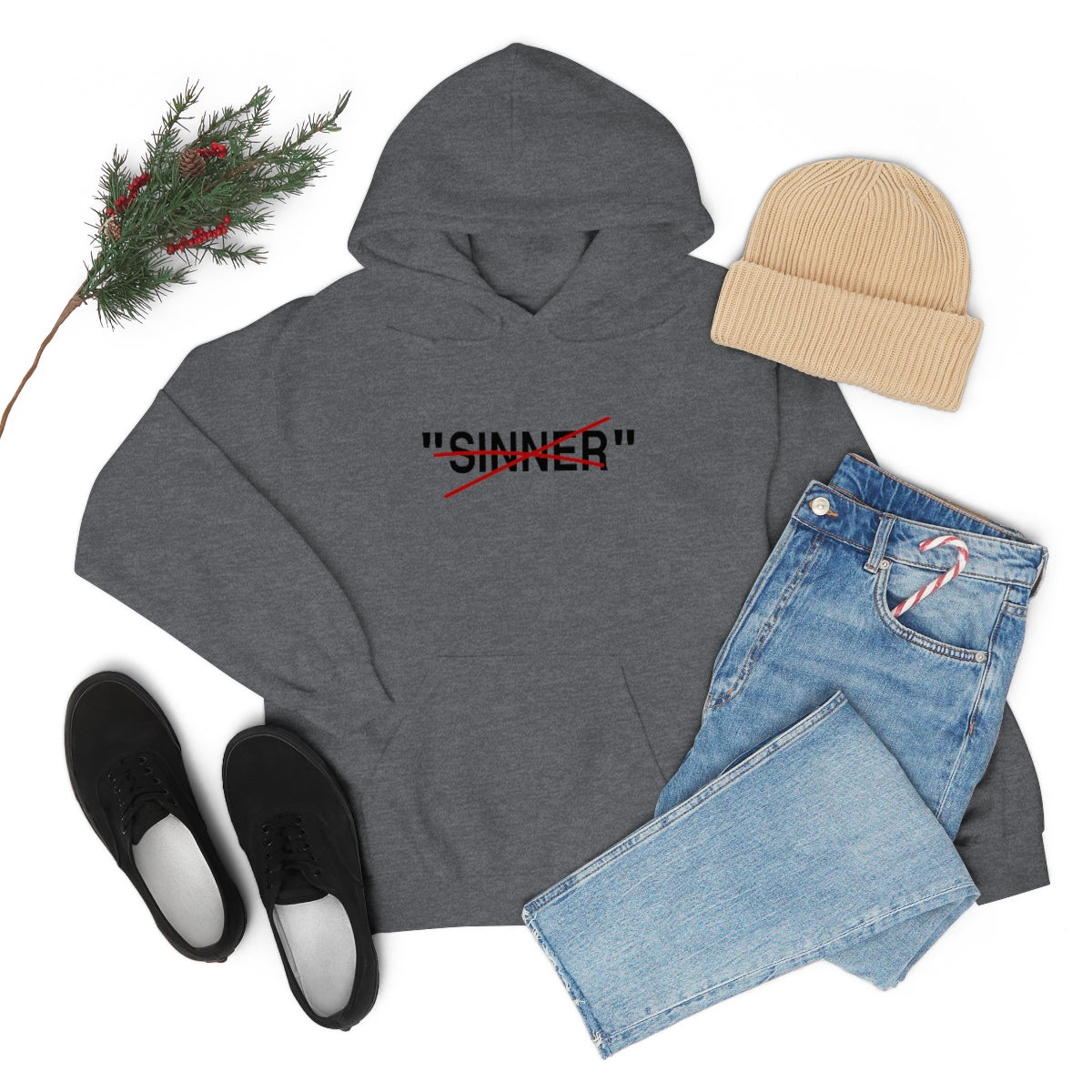 Gospel Affiliated Sinner Unisex Heavy Blend™ Hooded Sweatshirt