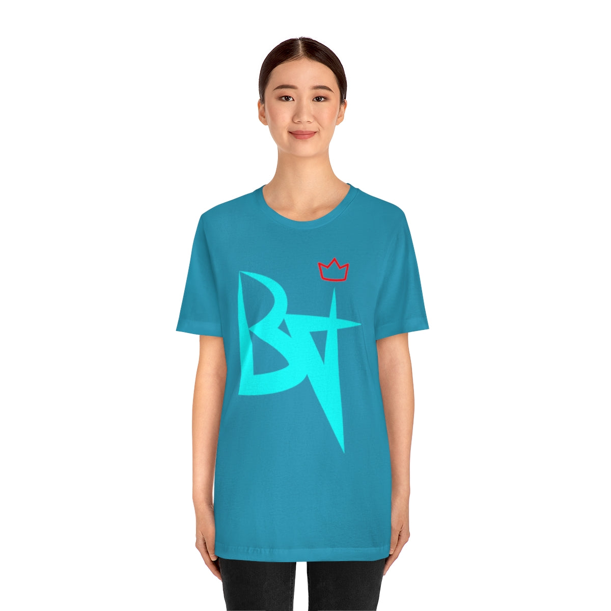 Battle Anyone Logo Aqua Unisex Jersey Short Sleeve Tee