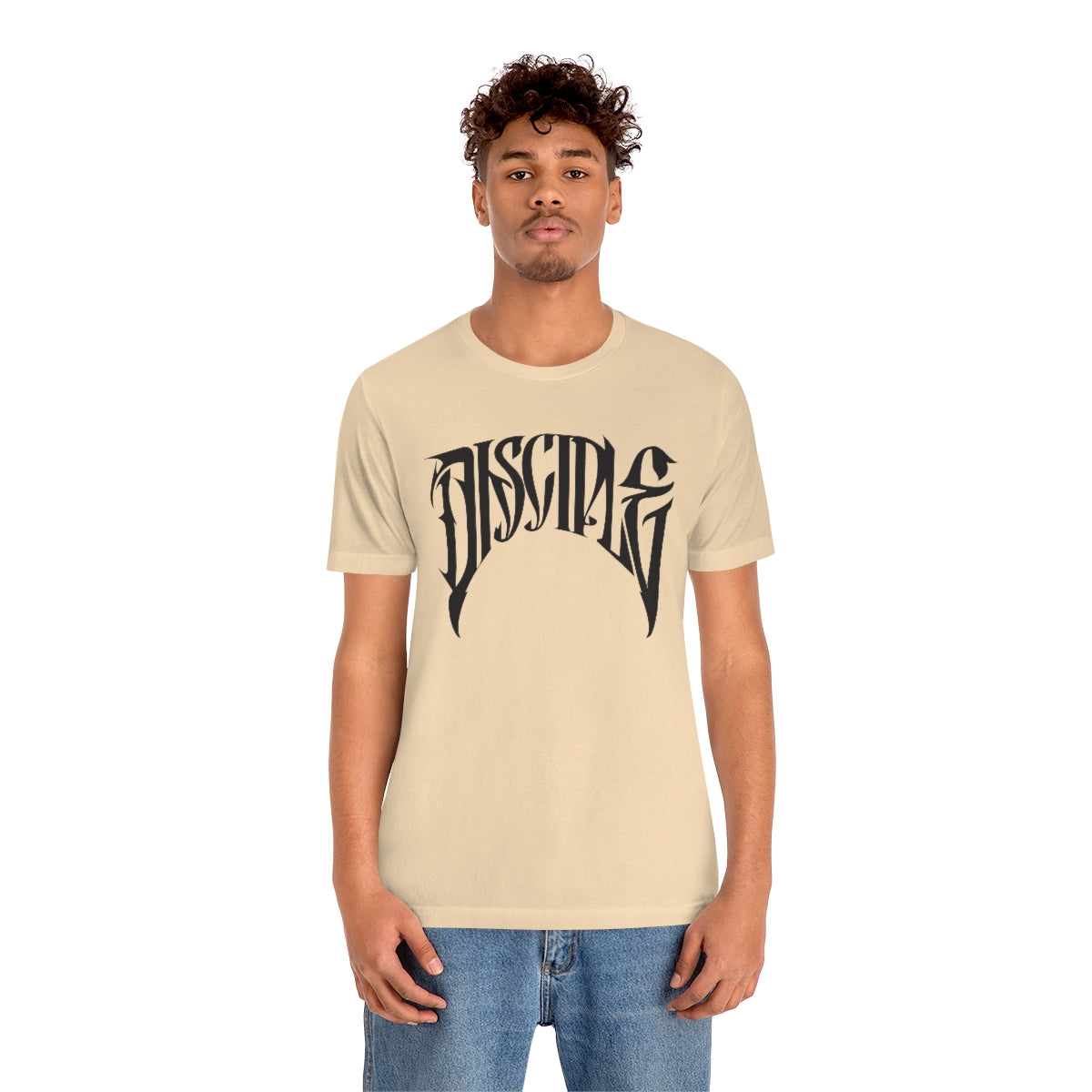 Gospel Affiliated Disciple Front Black Print Unisex Jersey Short Sleeve Tee