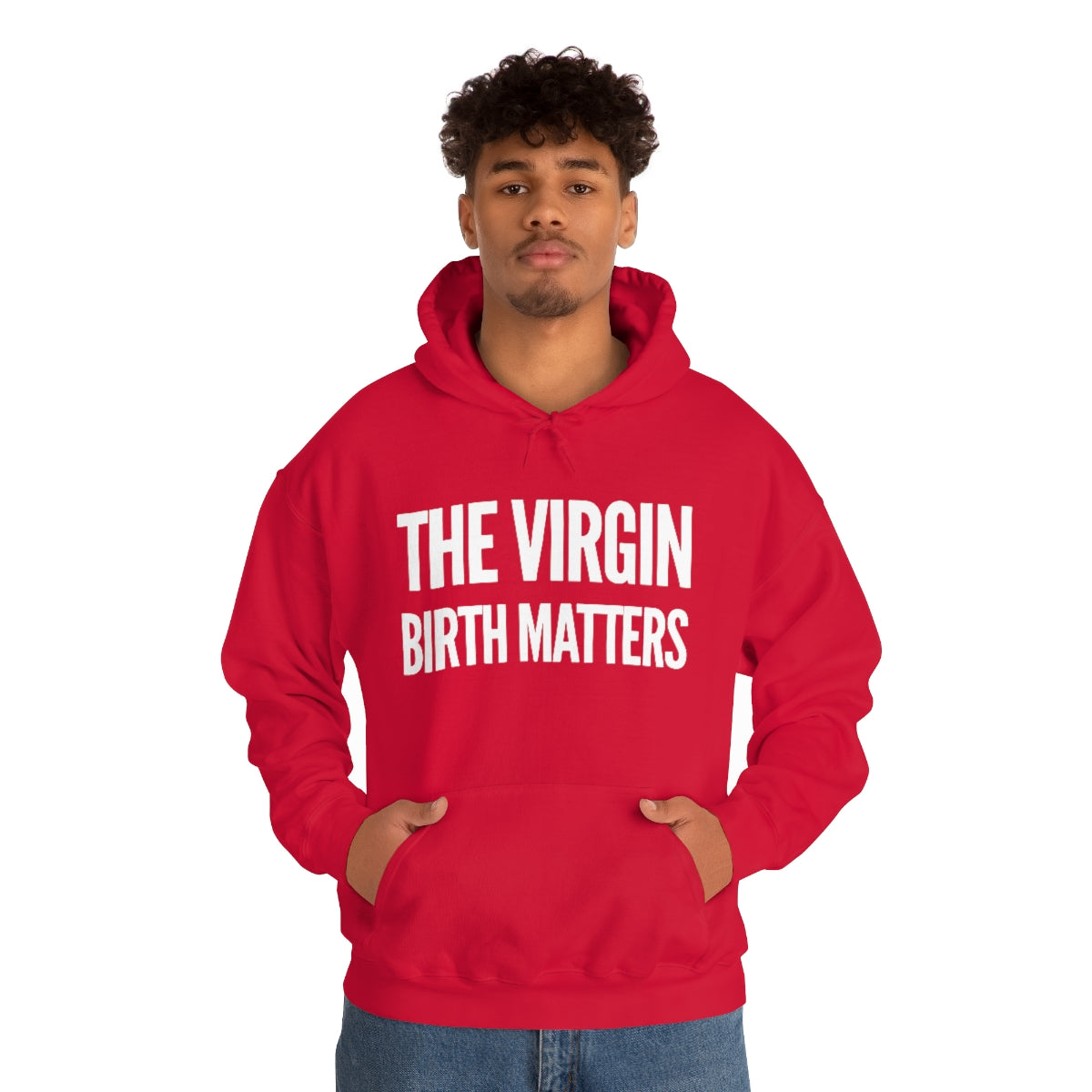 Gospel Affiliated The Virgin Birth Matters Unisex Heavy Blend™ Hooded Sweatshirt