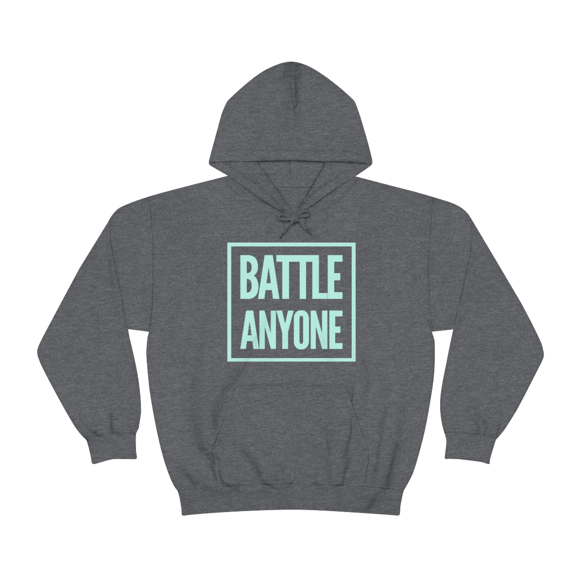 Battle Anyone Word Box Mint Print Unisex Heavy Blend™ Hooded Sweatshirt