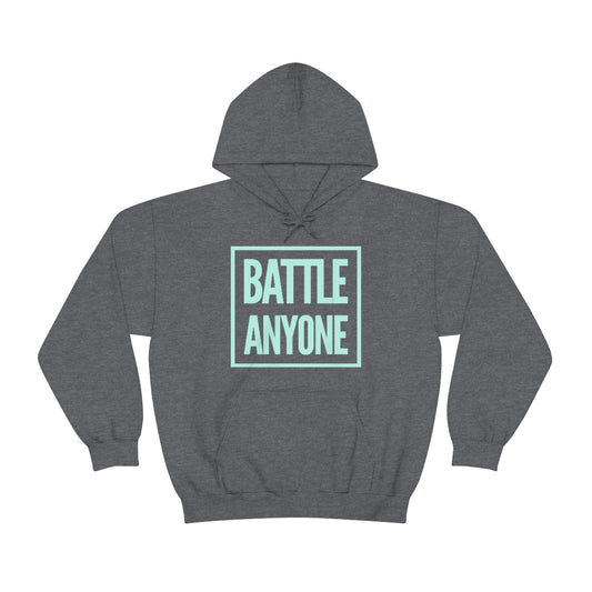 Battle Anyone Word Box Mint Print Unisex Heavy Blend™ Hooded Sweatshirt
