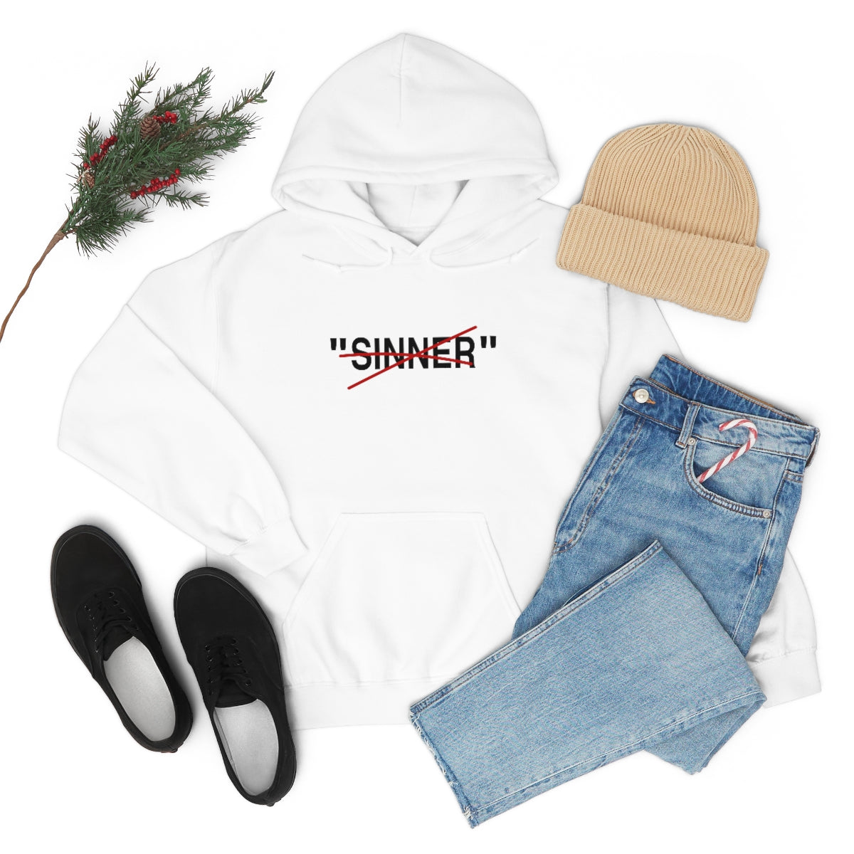 Gospel Affiliated Sinner Unisex Heavy Blend™ Hooded Sweatshirt