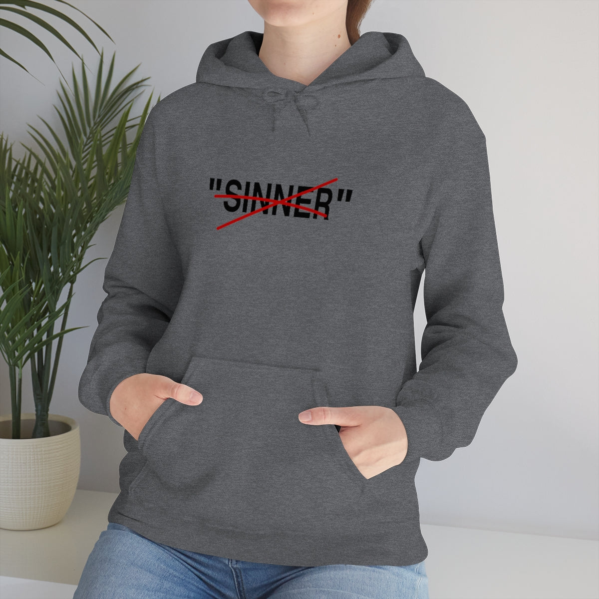 Gospel Affiliated Sinner Unisex Heavy Blend™ Hooded Sweatshirt