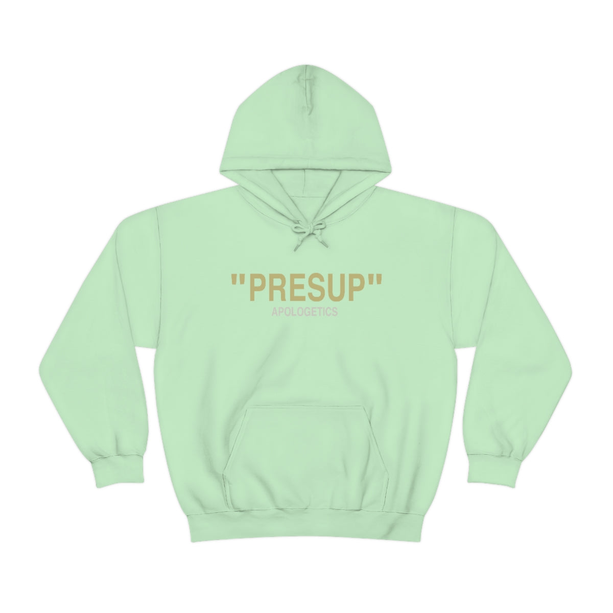 Gospel Affiliated Presup Tan Print Unisex Heavy Blend™ Hooded Sweatshirt