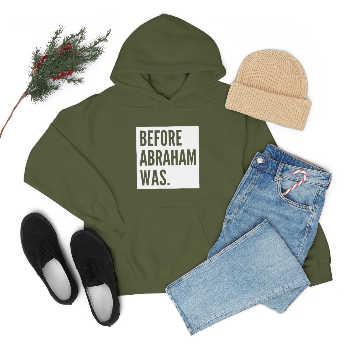 Gospel Affiliated Before Abraham Was Unisex Heavy Blend™ Hooded Sweatshirt