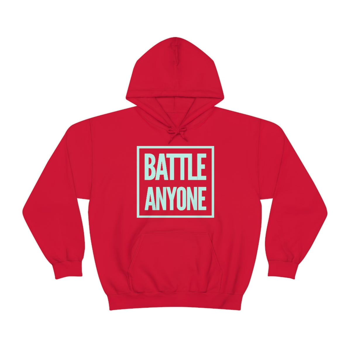 Battle Anyone Word Box Mint Print Unisex Heavy Blend™ Hooded Sweatshirt