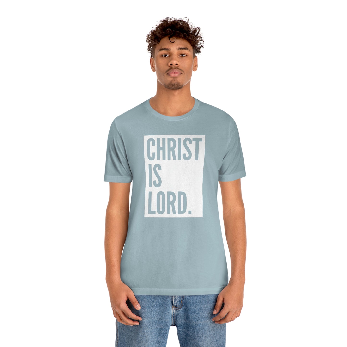 Gospel Affiliated Christ Is Lord Unisex Jersey Short Sleeve Tee