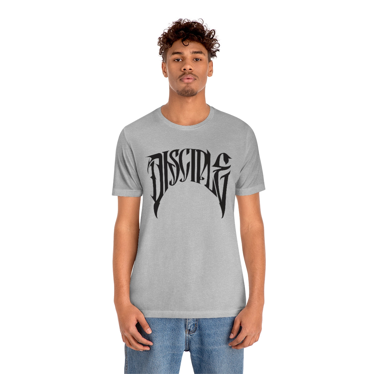 Gospel Affiliated Disciple Front Black Print Unisex Jersey Short Sleeve Tee