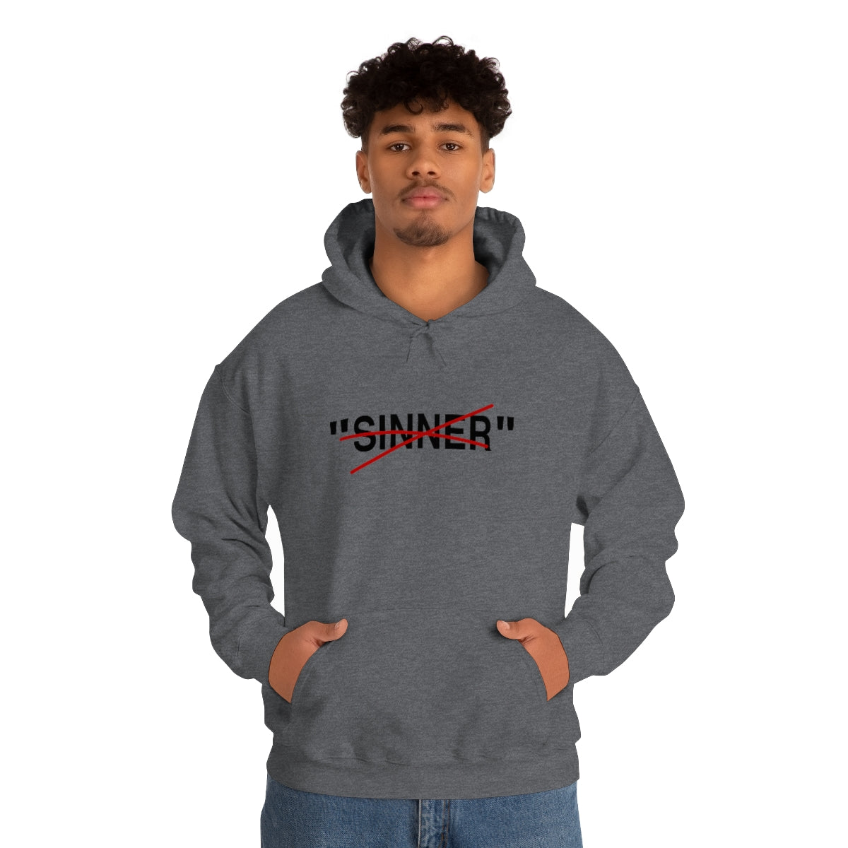 Gospel Affiliated Sinner Unisex Heavy Blend™ Hooded Sweatshirt