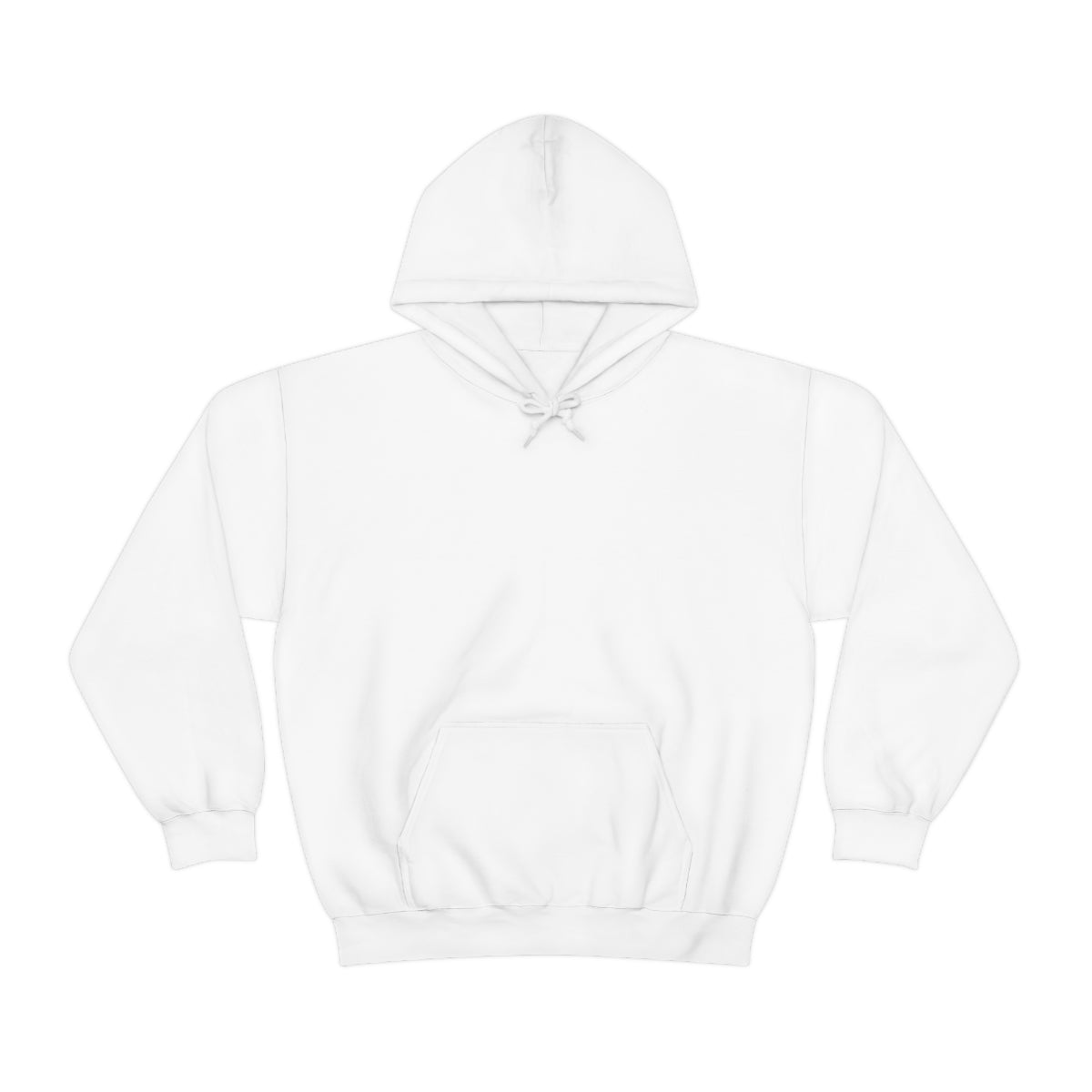 Gospel Affiliated Heartbeat White Print Unisex Heavy Blend™ Hooded Sweatshirt