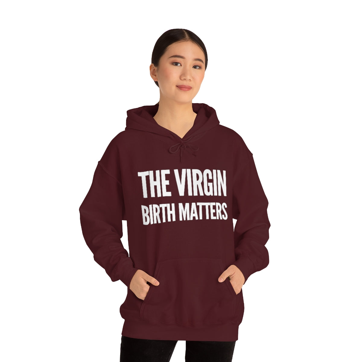 Gospel Affiliated The Virgin Birth Matters Unisex Heavy Blend™ Hooded Sweatshirt