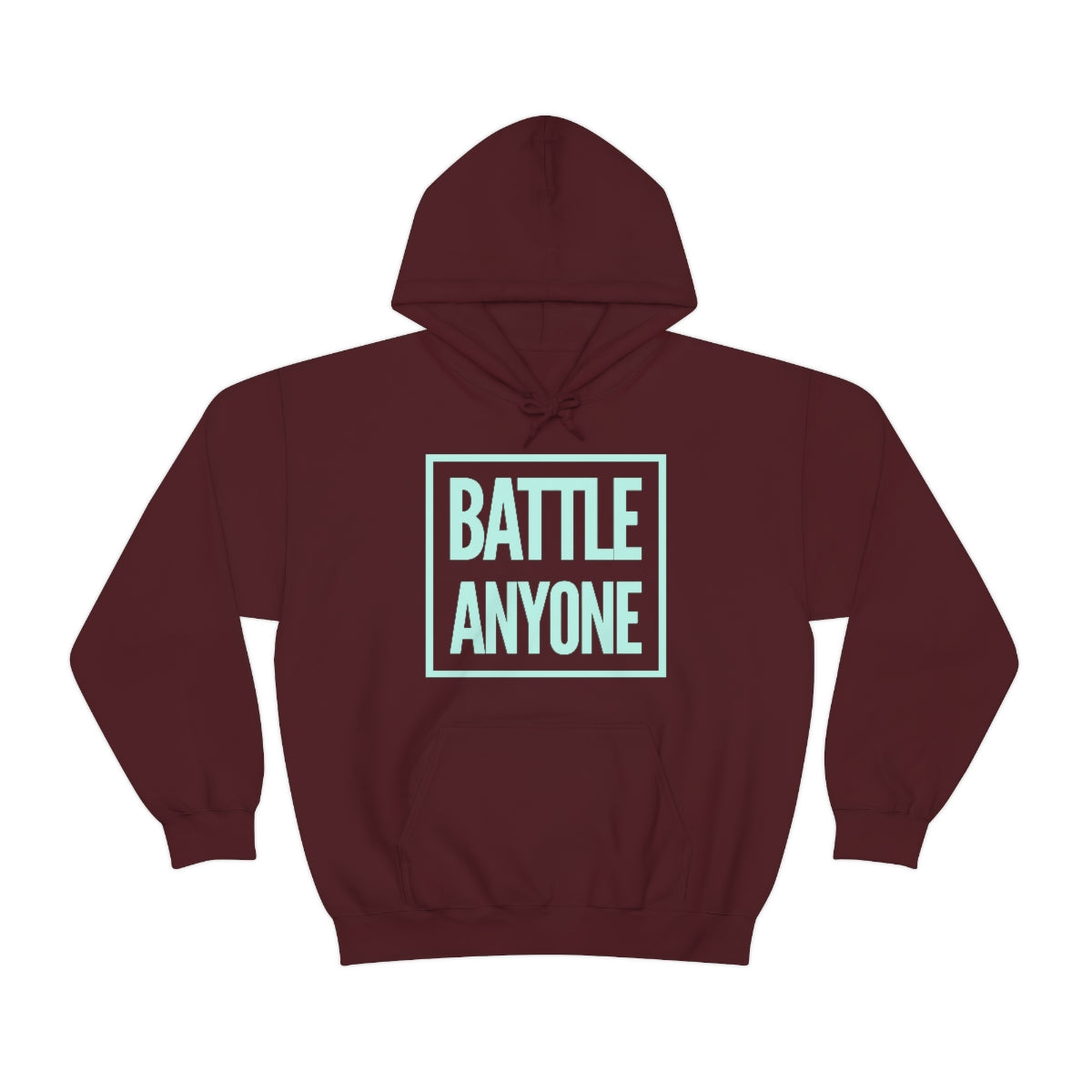 Battle Anyone Word Box Mint Print Unisex Heavy Blend™ Hooded Sweatshirt