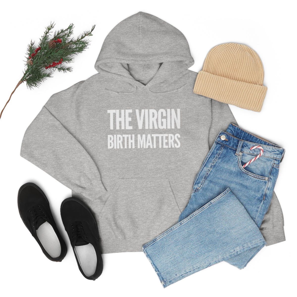 Gospel Affiliated The Virgin Birth Matters Unisex Heavy Blend™ Hooded Sweatshirt