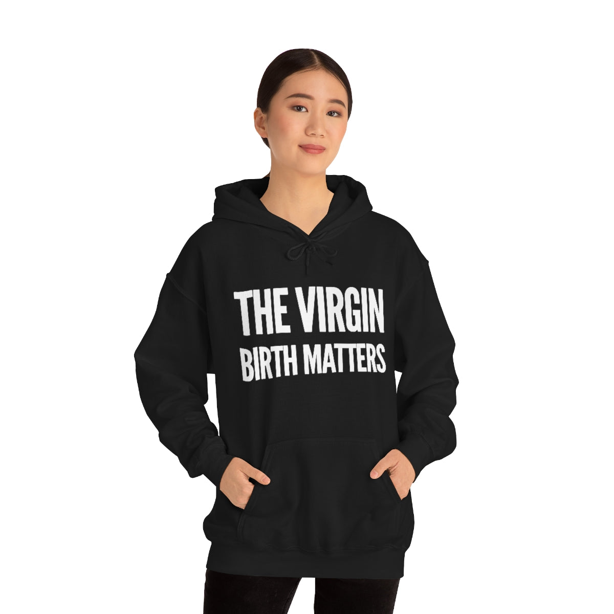 Gospel Affiliated The Virgin Birth Matters Unisex Heavy Blend™ Hooded Sweatshirt