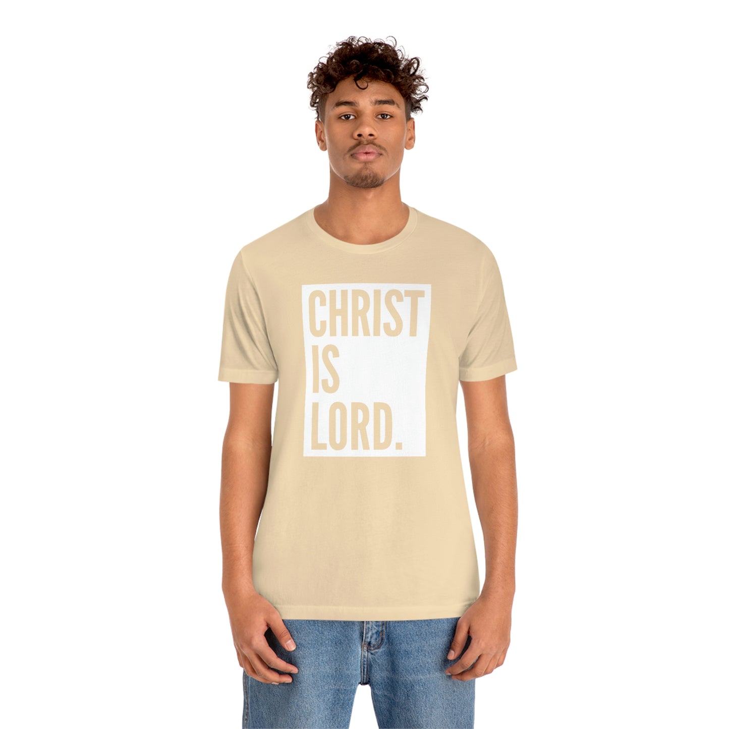 Gospel Affiliated Christ Is Lord Unisex Jersey Short Sleeve Tee