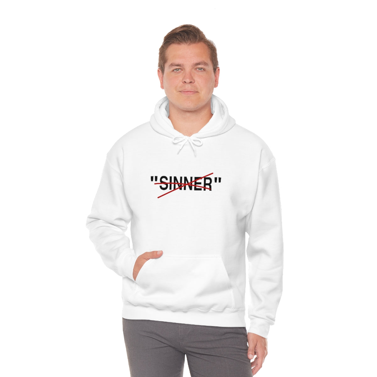 Gospel Affiliated Sinner Unisex Heavy Blend™ Hooded Sweatshirt