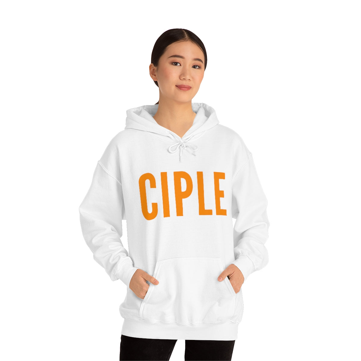 Gospel Affiliated Ciple Orange Print Unisex Heavy Blend™ Hooded Sweatshirt