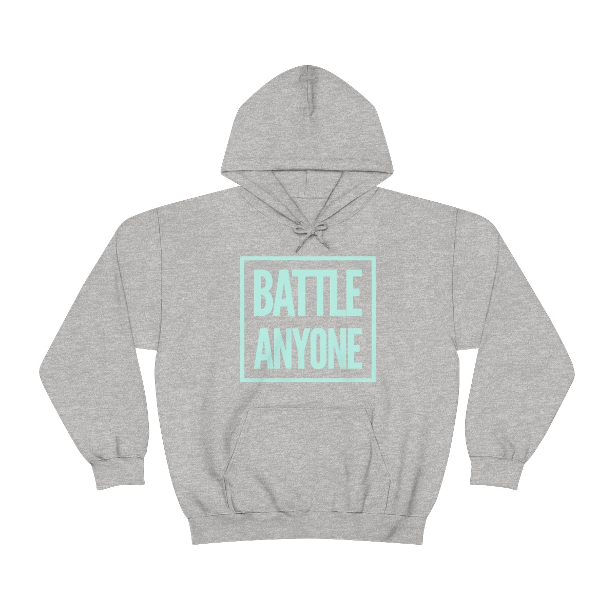 Battle Anyone Word Box Mint Print Unisex Heavy Blend™ Hooded Sweatshirt