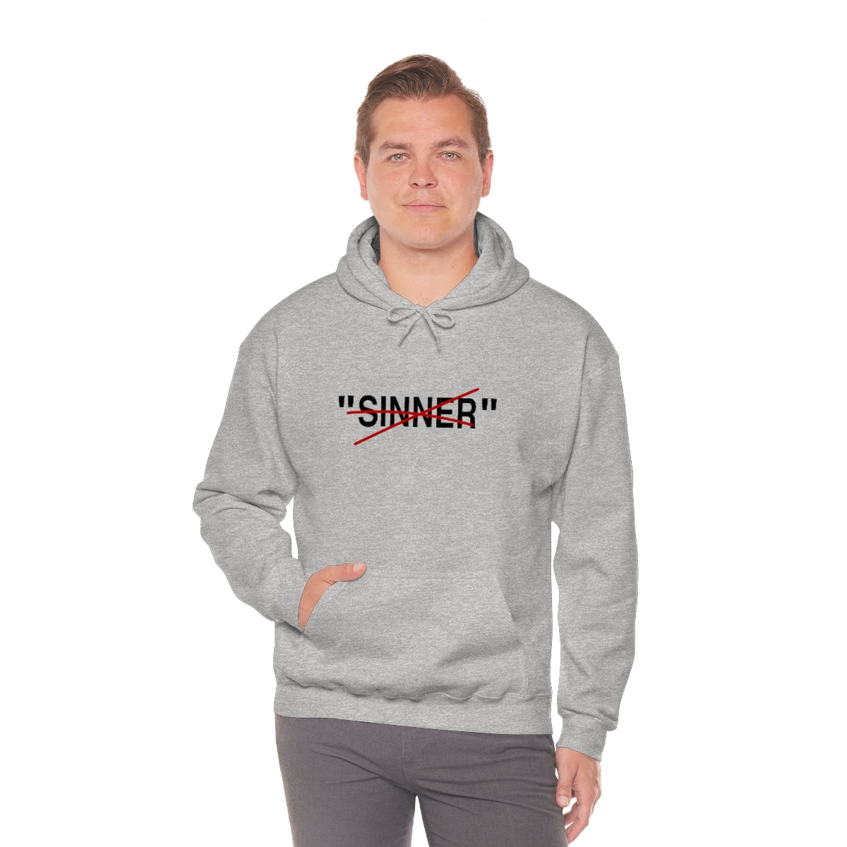 Gospel Affiliated Sinner Unisex Heavy Blend™ Hooded Sweatshirt