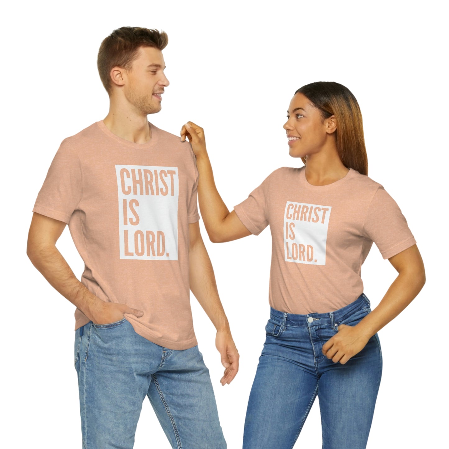 Gospel Affiliated Christ Is Lord Unisex Jersey Short Sleeve Tee