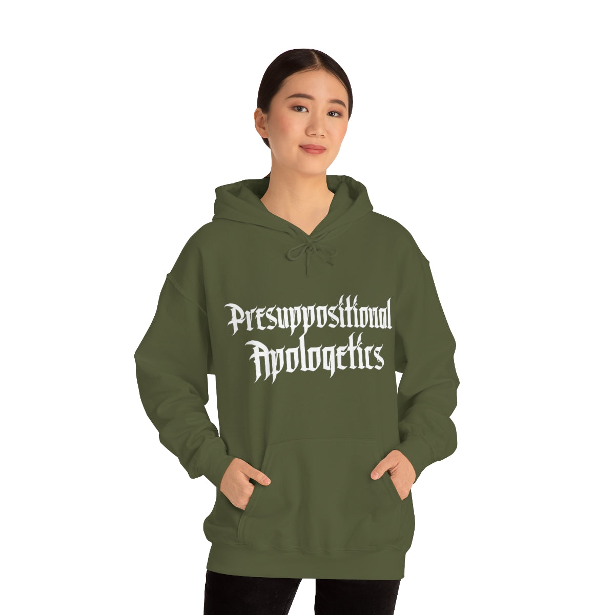 Gospel Affiliated Presuppositional Apologetics Unisex Heavy Blend™ Hooded Sweatshirt