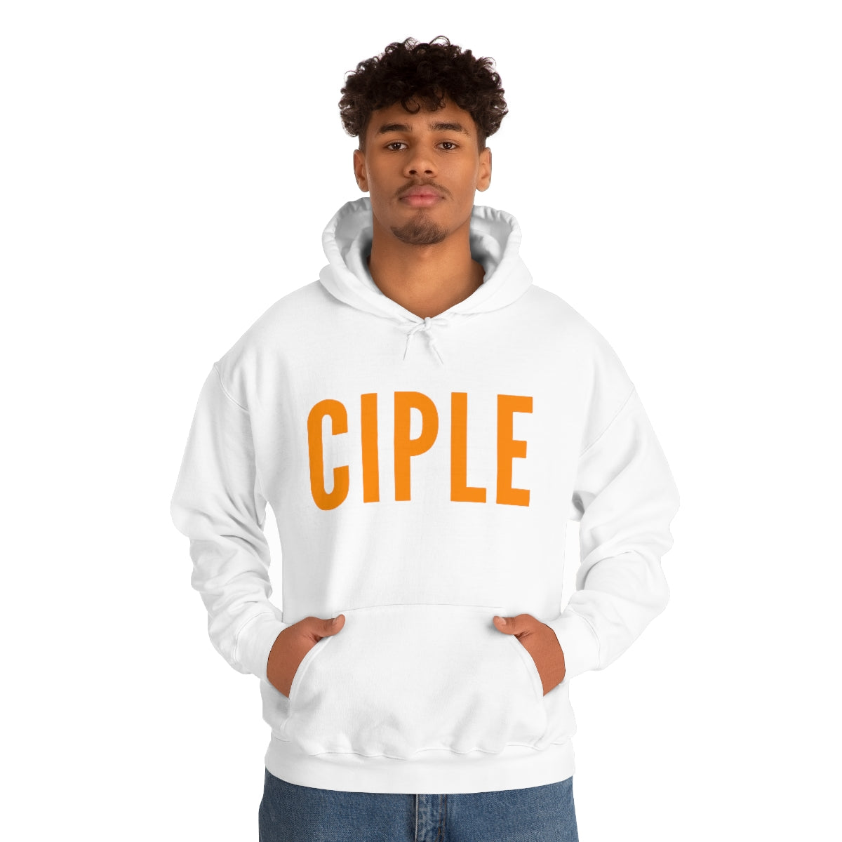 Gospel Affiliated Ciple Orange Print Unisex Heavy Blend™ Hooded Sweatshirt