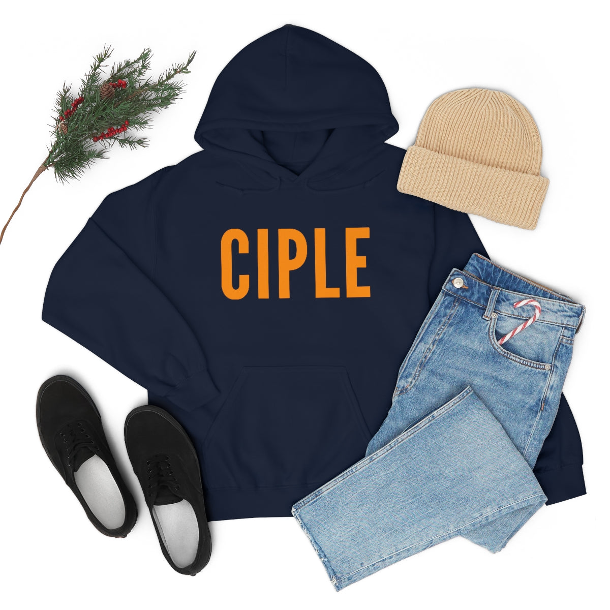 Gospel Affiliated Ciple Orange Print Unisex Heavy Blend™ Hooded Sweatshirt