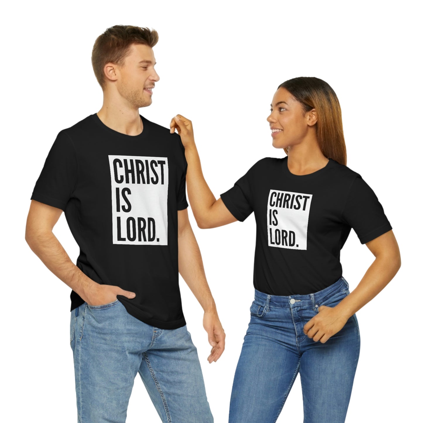 Gospel Affiliated Christ Is Lord Unisex Jersey Short Sleeve Tee