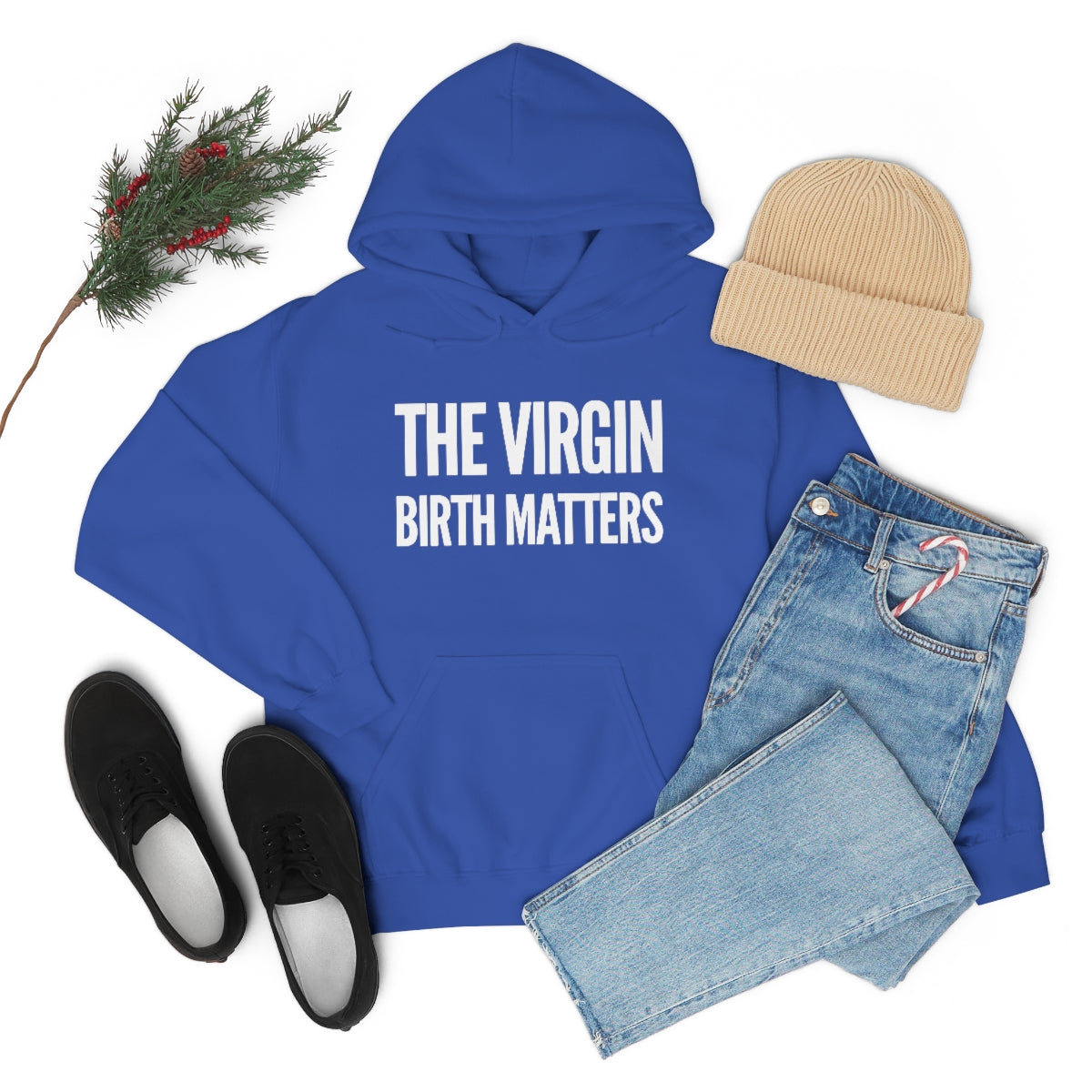 Gospel Affiliated The Virgin Birth Matters Unisex Heavy Blend™ Hooded Sweatshirt