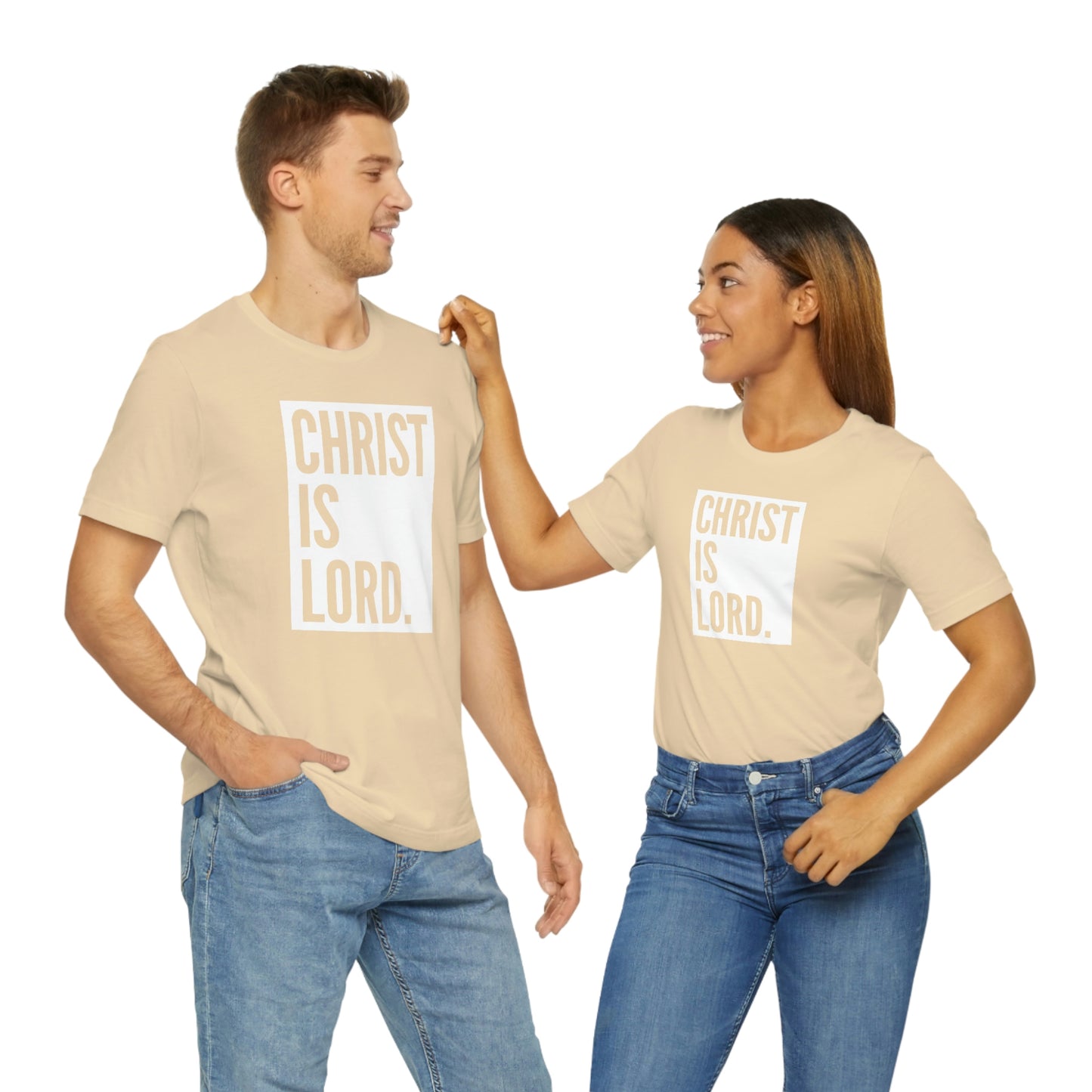 Gospel Affiliated Christ Is Lord Unisex Jersey Short Sleeve Tee