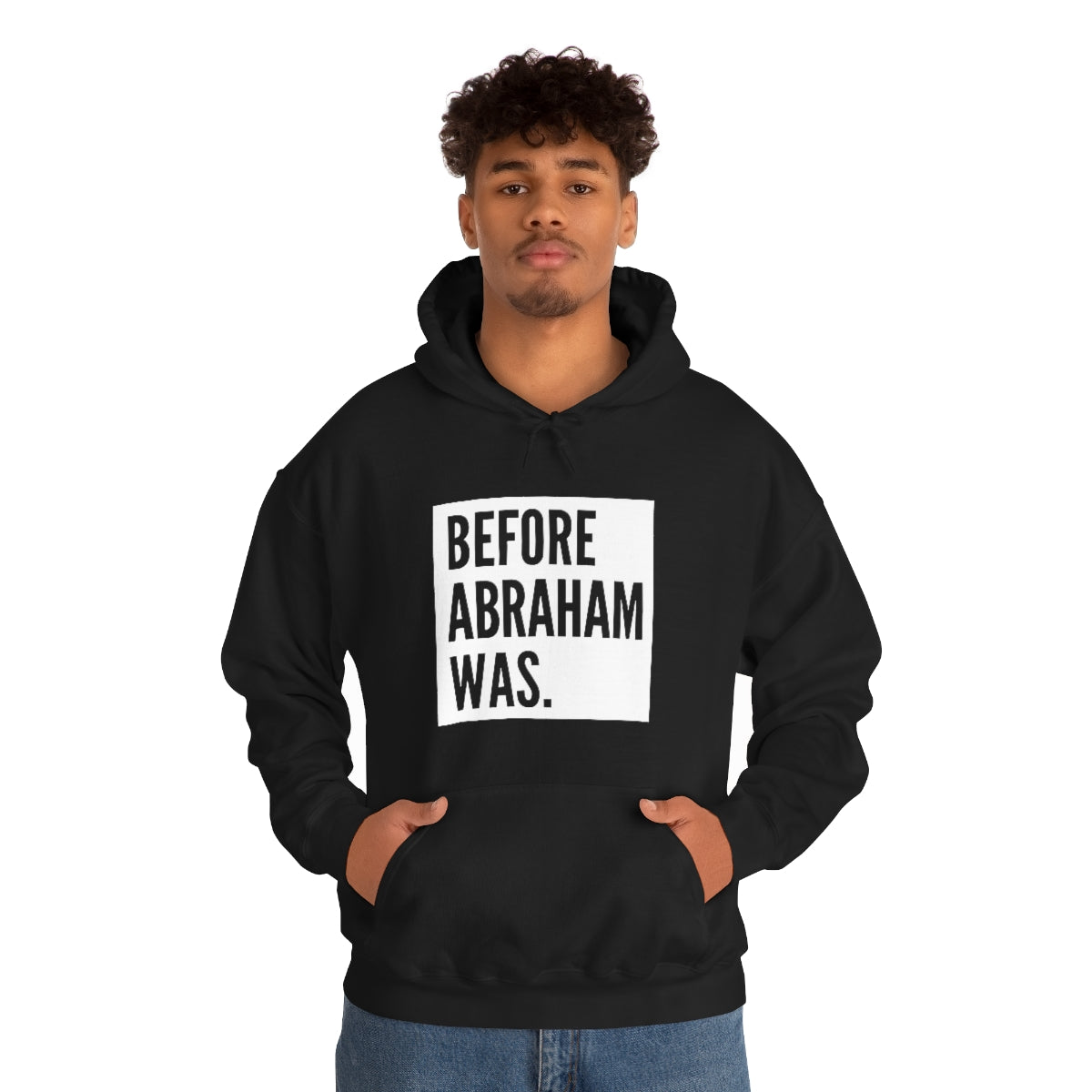 Gospel Affiliated Before Abraham Was Unisex Heavy Blend™ Hooded Sweatshirt