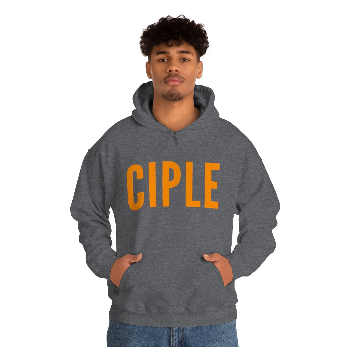 Gospel Affiliated Ciple Orange Print Unisex Heavy Blend™ Hooded Sweatshirt